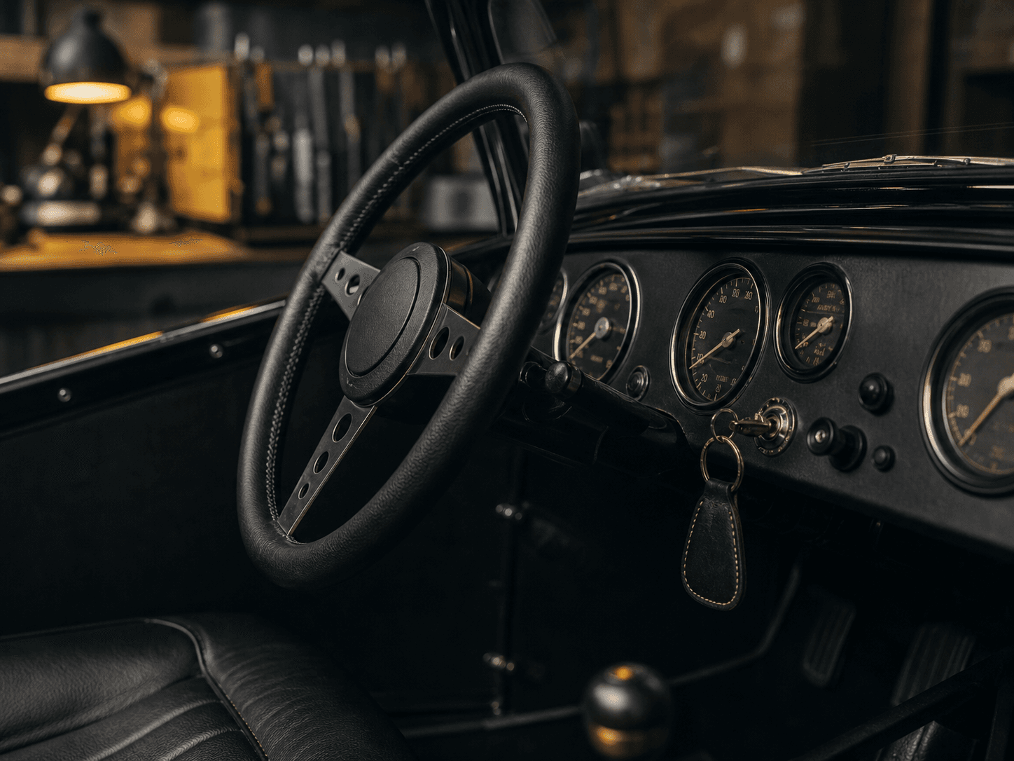 Classic vehicle interior detail